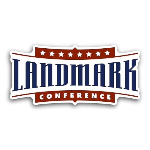 2 (Pieces) 3" and 5" Landmark C0nference Sticker, Waterproof Vinyl Decals for Many Purpose Like Cars