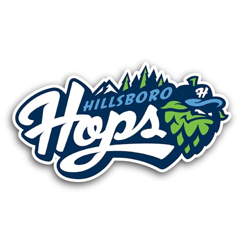 2 (Pieces) 3" and 5" Hillsb0ro Hops Sticker, Waterproof Vinyl Decals for Many Purpose Like Cars, Tru