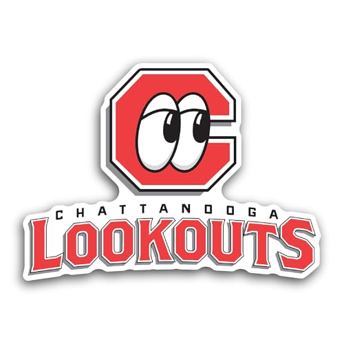 2 (Pieces) 3" and 5" Chattan00ga Lookouts Sticker, Waterproof Vinyl Decals for Many Purpose Like Car