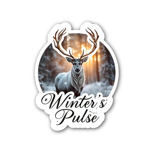 2 (Pieces) 3" and 5" Santa Stop Here Stocking Sticker, Waterproof Vinyl Decals for Many Purpose Like
