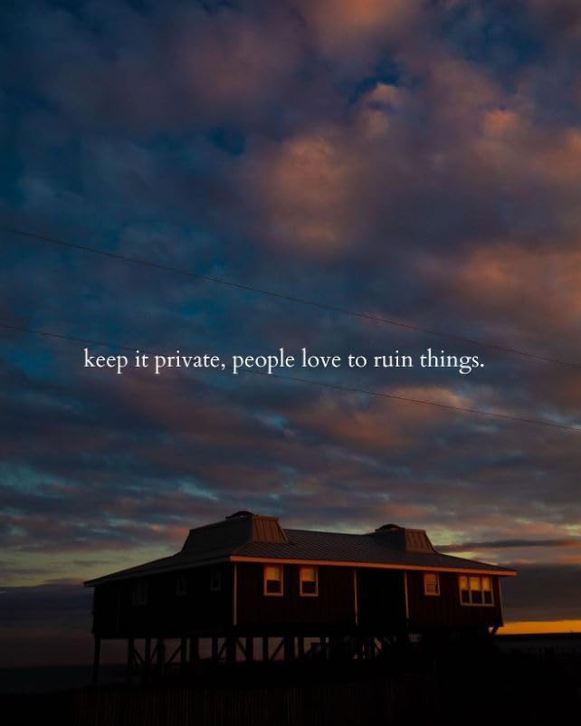 Keep it Private, People Love to Ruin Things Message Sticker - 5" Vinyl Sticker Waterproof