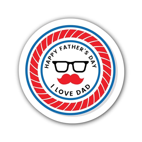 2 (Pieces) 3" and 5" Contented Smile face Sticker, Waterproof Vinyl Decals for Many Purpose Like Car