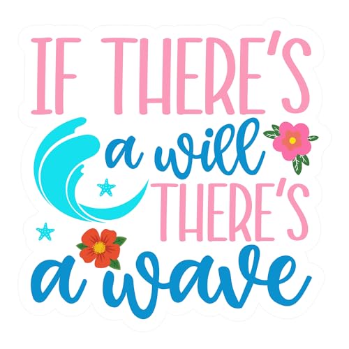 Inspirational Quote Three Leaf Clover Motivational Sticker Vinyl Decal Motivation Stickers- Choose i