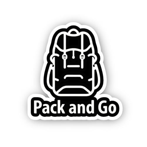 2 (Pieces) 3" and 5" BEE Happy Sticker, Waterproof Vinyl Decals for Many Purpose Like Cars, Trucks, 