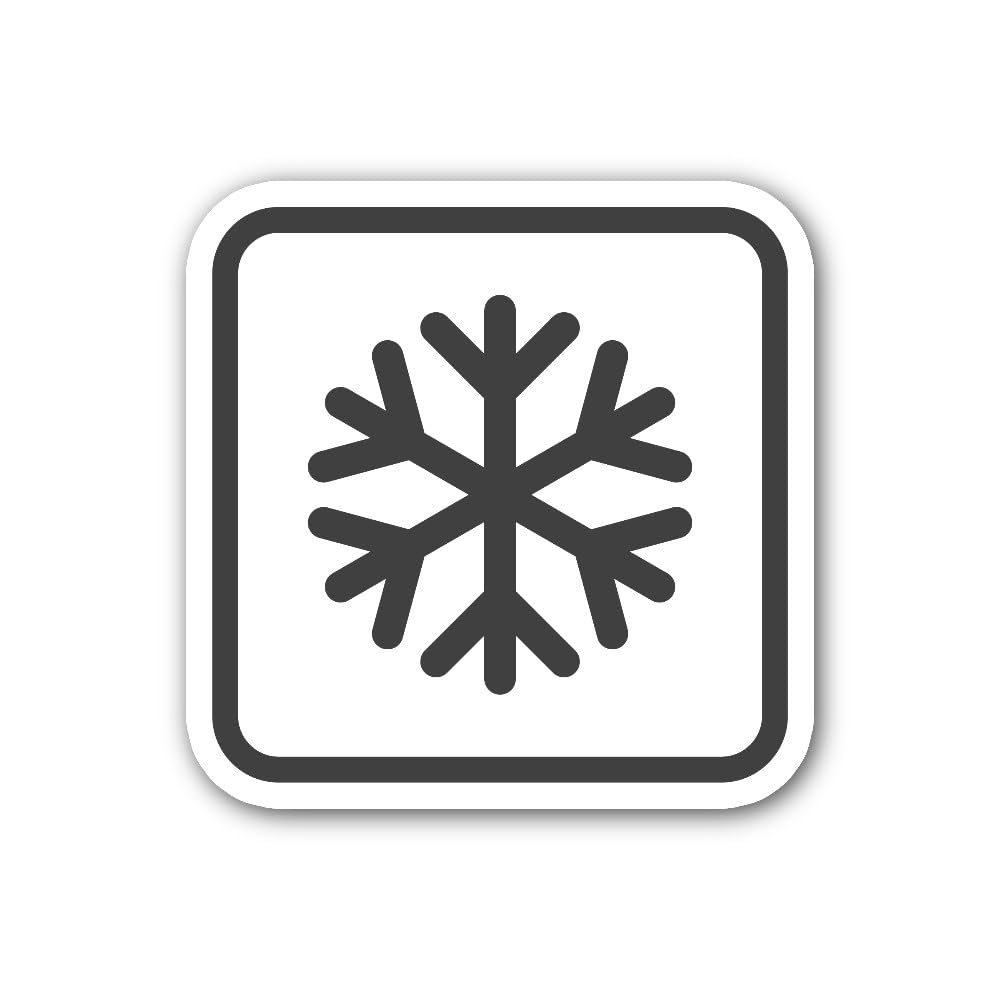 2 (Pieces) 3" and 5" Keep Frozen Sticker, Waterproof Vinyl Decals for Many Purpose Like Cars, Trucks