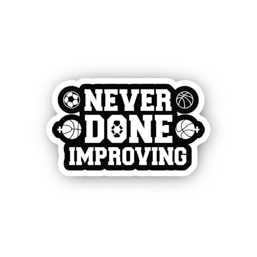 2 (Pieces) 3" and 5" 3D Look I Love You Text Sticker, Waterproof Vinyl Decals for Many Purpose Like 