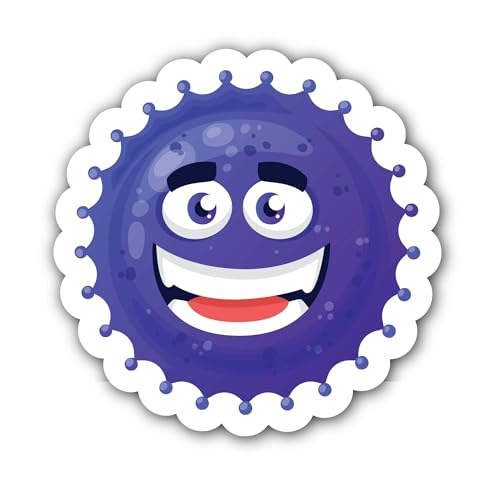 2 (Pieces) 3" and 5" Sleepy Pillow Design Sticker, Waterproof Vinyl Decals for Many Purpose Like Car