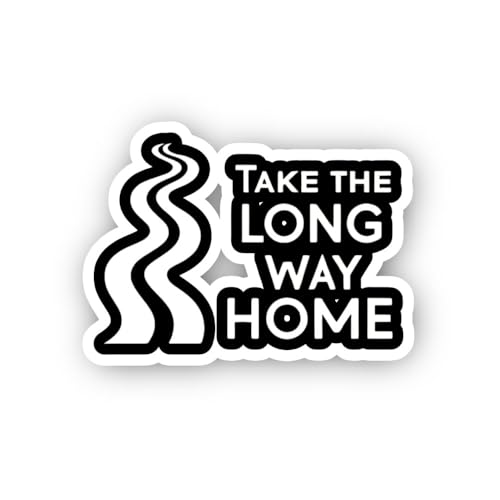 2 (Pieces) 3" and 5" Control The Night Sticker, Waterproof Vinyl Decals for Many Purpose Like Cars, 