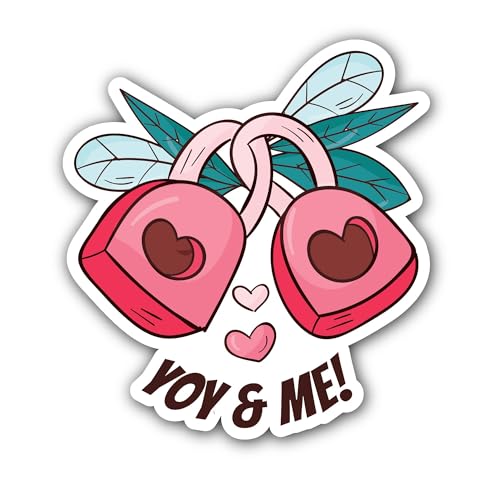 2 (Pieces) 3" and 5" Raspberry Cheesecake Sticker, Waterproof Vinyl Decals for Many Purpose Like Car