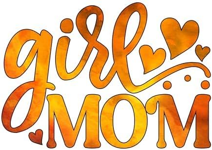 Inspirational Quote "Girl Mom" Motivational Sticker Vinyl Decal Motivation Stickers- 5" Vinyl Sticker Waterproof