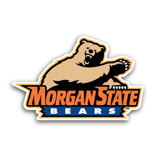 2 (Pieces) 3" and 5" M0rgan State Bears Sticker, Waterproof Vinyl Decals for Many Purpose Like Cars,