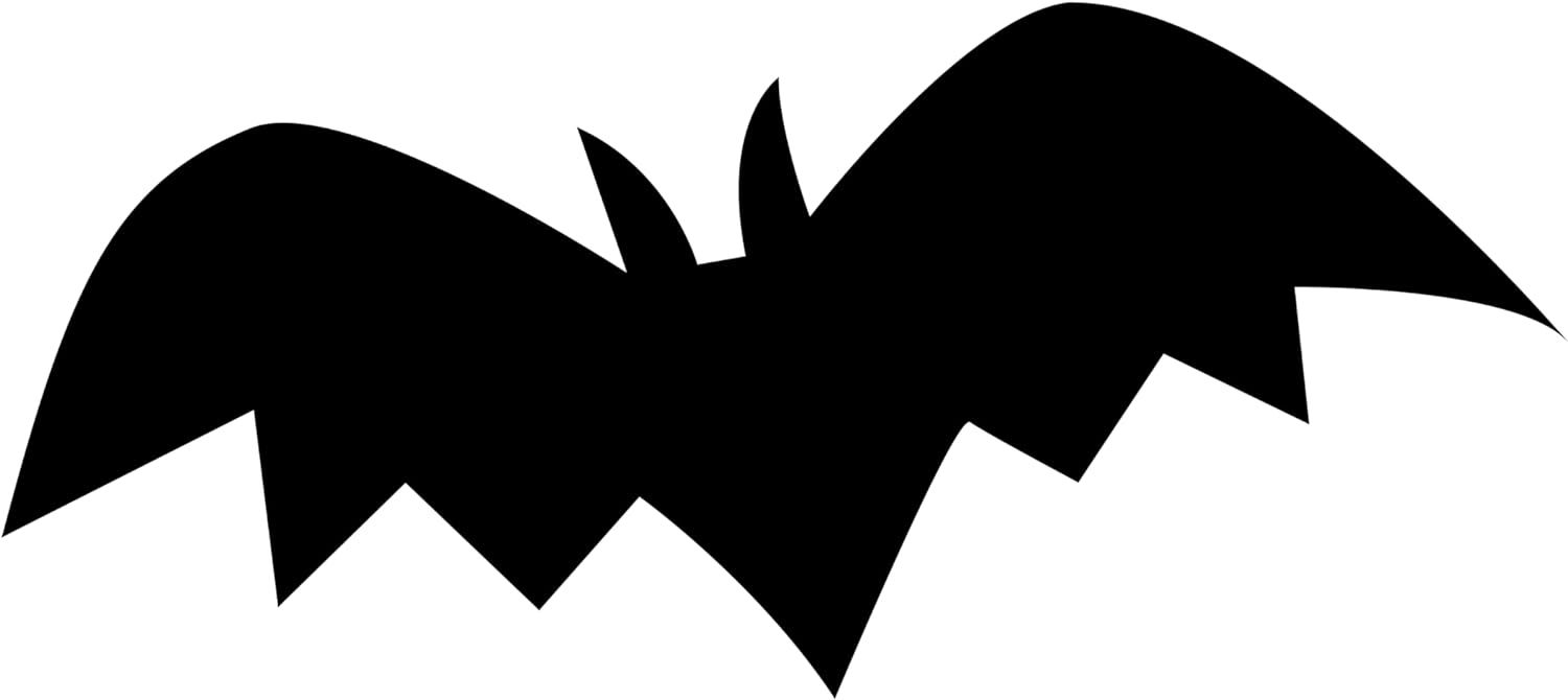 Inspirational Quote Black Bat Halloween Sticker Motivational Sticker Vinyl Decal Motivation Stickers- 5" Vinyl Sticker Waterproof