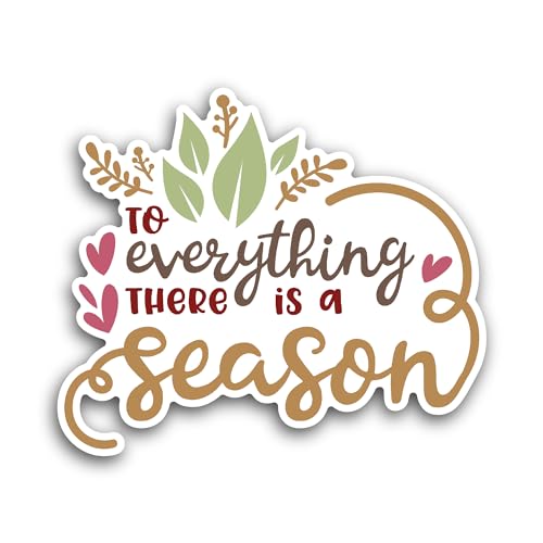 2 (Pieces) 3" and 5" to Everything Sticker, Waterproof Vinyl Decals for Many Purpose Like Cars, Truc