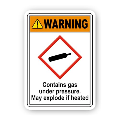 2 (Pieces) 3" and 5" Don't Sticker, Waterproof Vinyl Decals for Many Purpose Like Cars, Trucks, Lapt