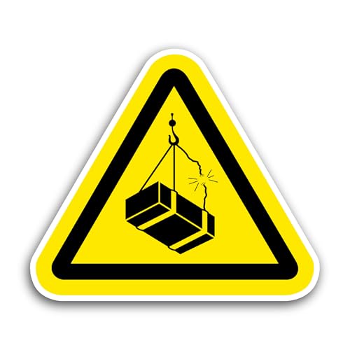 2 (Pieces) 3" and 5" Overhead Loads Sign Sticker, Waterproof Vinyl Decals for Many Purpose Like Cars
