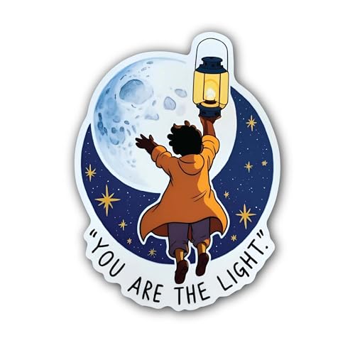 A Flower had The Worries of The World on her Mind Message Sticker- 5" Vinyl Sticker Waterproof