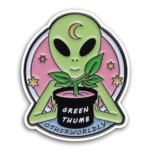 2 (Pieces) 3" and 5" Green Thumb Sticker, Waterproof Vinyl Decals for Many Purpose Like Cars, Trucks