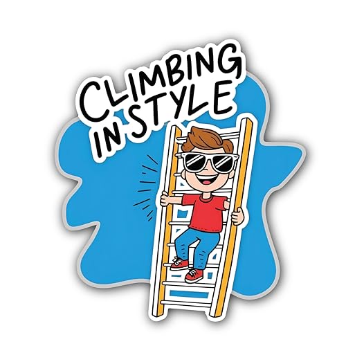 2 (Pieces) 3" and 5" Colorful Carnival Text Sticker, Waterproof Vinyl Decals for Many Purpose Like C
