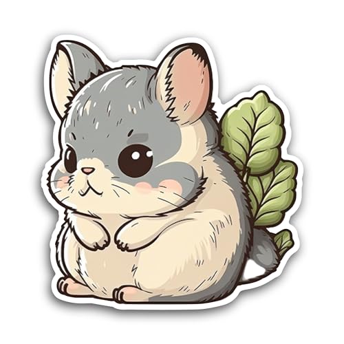 2 (Pieces) 3" and 5" Squirrel Sticker, Waterproof Vinyl Decals for Many Purpose Like Cars, Trucks, L