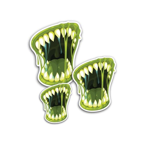 2 (Pieces) 3" and 5" Old Skool Flame Logo Sticker, Waterproof Vinyl Decals for Many Purpose Like Car