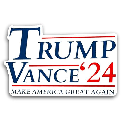 2 (Pieces) 3" and 5" Trump Sticker, Waterproof Vinyl Decals for Many Purpose Like Cars, Trucks, Lapt