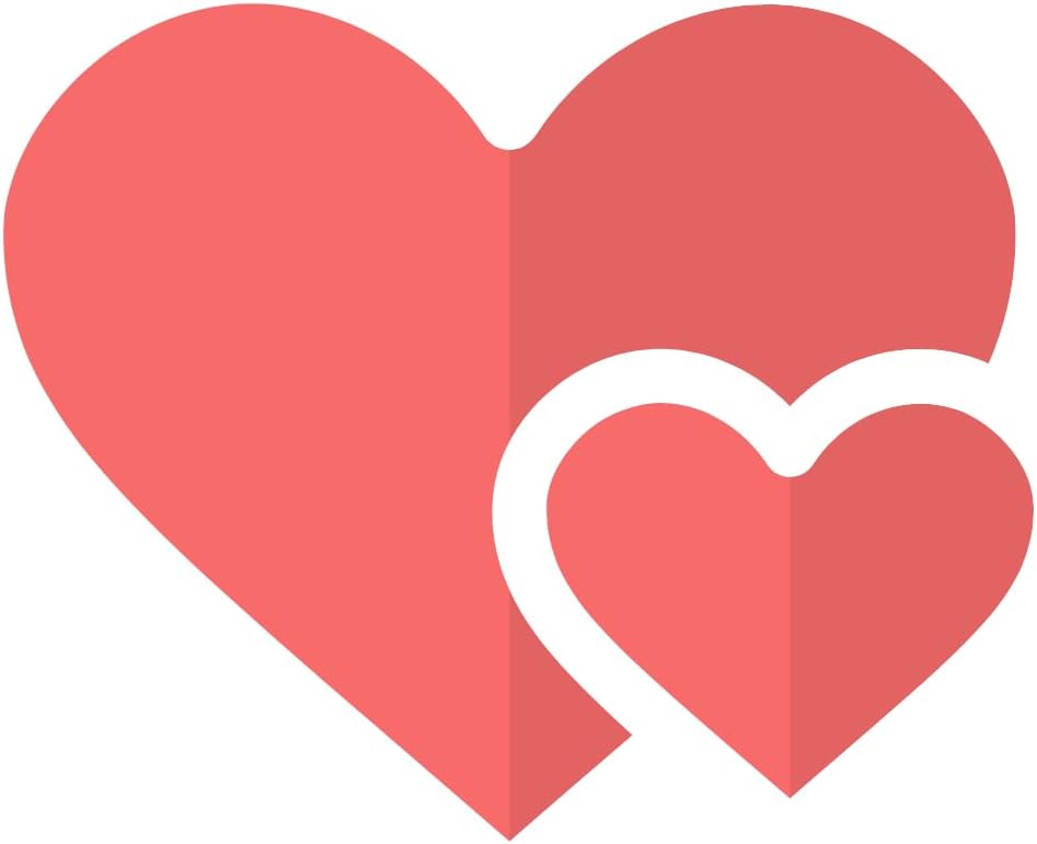 Inspirational Quote Connected Hearts Motivational Sticker Vinyl Decal Motivation Stickers- 5" Vinyl Sticker Waterproof