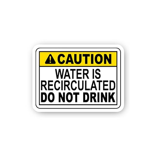 2 (Pieces) 3" and 5" Daylight Drinker Moonlight Hooker Sticker, Waterproof Vinyl Decals for Many Pur