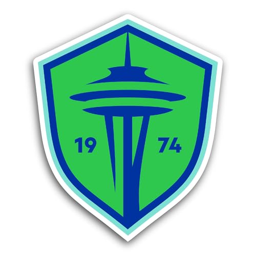2 (Pieces) 3" and 5" Seattle S0unders Sticker, Waterproof Vinyl Decals for Many Purpose Like Cars, T