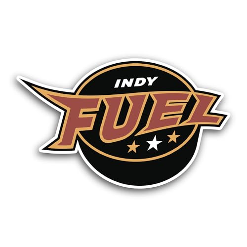 2 (Pieces) 3" and 5" Indy Fu3l Sticker, Waterproof Vinyl Decals for Many Purpose Like Cars, Trucks, 