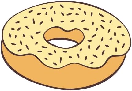 Inspirational Quote Donut with Breakfast- Motivational Sticker Vinyl Decal Motivation Stickers- 5" Vinyl Sticker Waterproof
