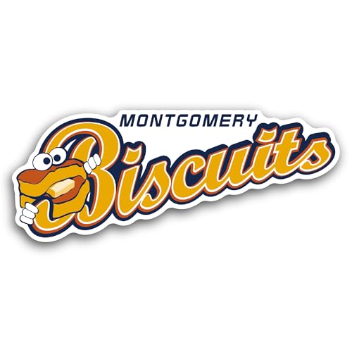 2 (Pieces) 3" and 5" M0ntgomery Biscuits Decal Sticker, Waterproof Vinyl Decals for Many Purpose Lik