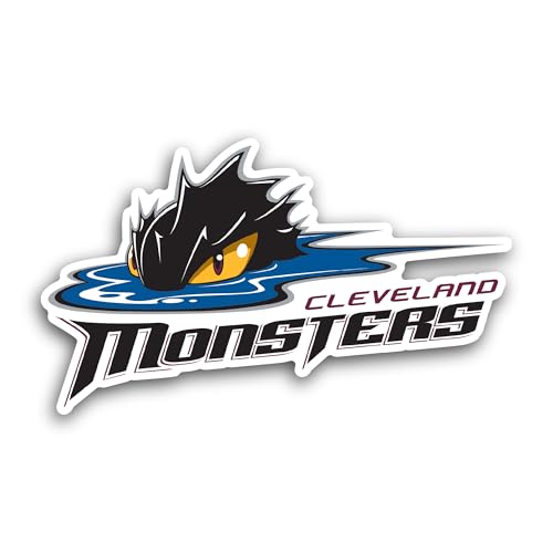 2 (Pieces) 3" and 5" Cleveland M0nsters Sticker, Waterproof Vinyl Decals for Many Purpose Like Cars,