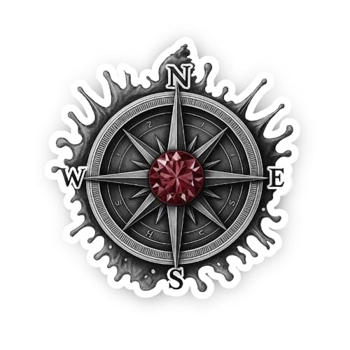 2 (Pieces) 3" and 5" Think Sticker, Waterproof Vinyl Decals for Many Purpose Like Cars, Trucks, Lapt