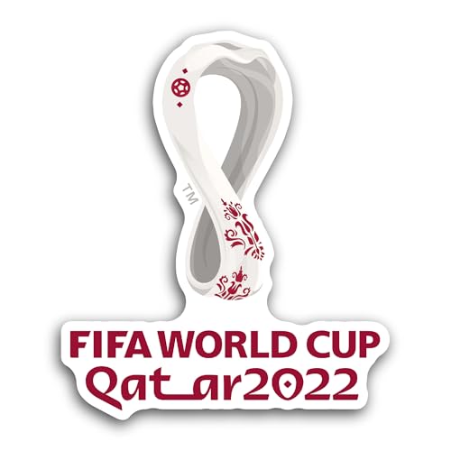 2 (Pieces) 3" and 5" F1FA W0rld Cup Sticker, Waterproof Vinyl Decals for Many Purpose Like Cars, Tru