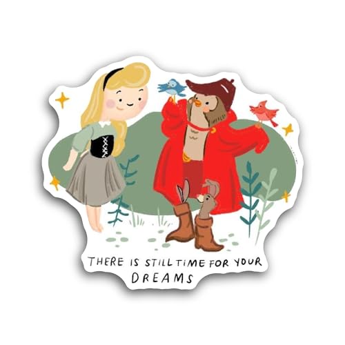 2 (Pieces) 3" and 5" There is Still Time for Your Dreams Sticker, Waterproof Vinyl Decals for Many P