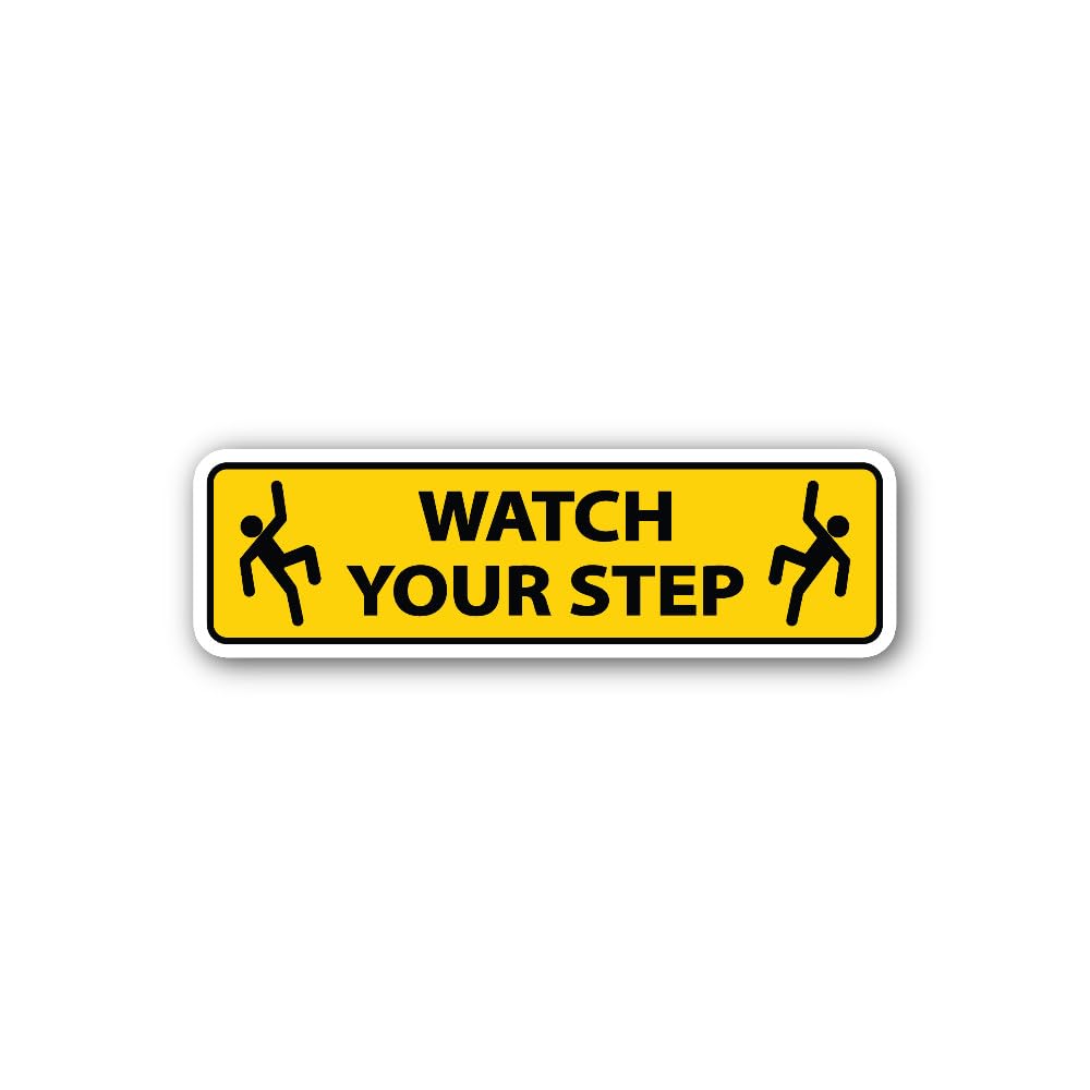 2 (Pieces) 3" and 5" Watch Your Sticker, Waterproof Vinyl Decals for Many Purpose Like Cars, Trucks,
