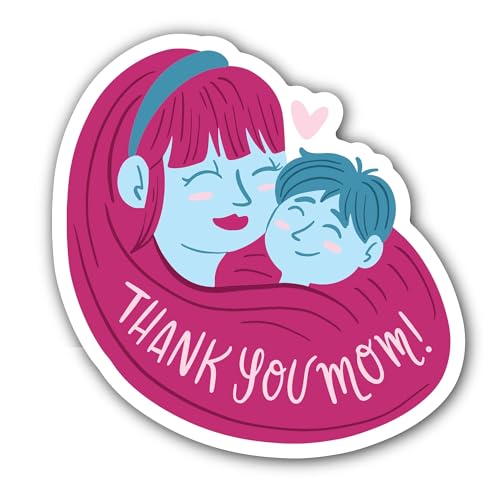 2 (Pieces) 3" and 5" Cozy Season Mittens Sticker, Waterproof Vinyl Decals for Many Purpose Like Cars