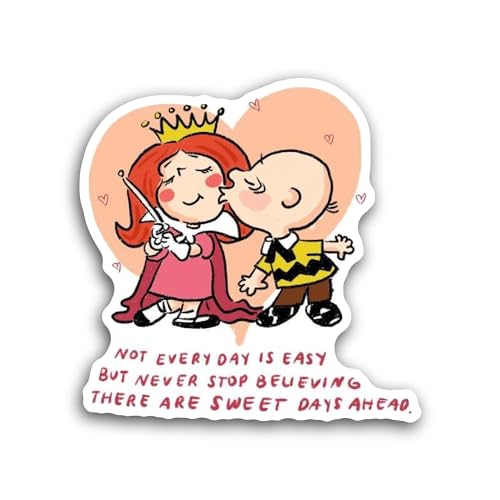 2 (Pieces) 3" and 5" Not Everyday is Easy Text Sticker, Waterproof Vinyl Decals for Many Purpose Lik