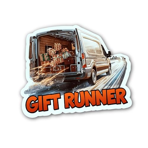 2 (Pieces) 3" and 5" Candle in Snow Globe Sticker, Waterproof Vinyl Decals for Many Purpose Like Car
