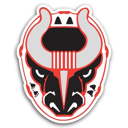 2 (Pieces) 3" and 5" Birm1ngham Bulls Sticker, Waterproof Vinyl Decals for Many Purpose Like Cars, T