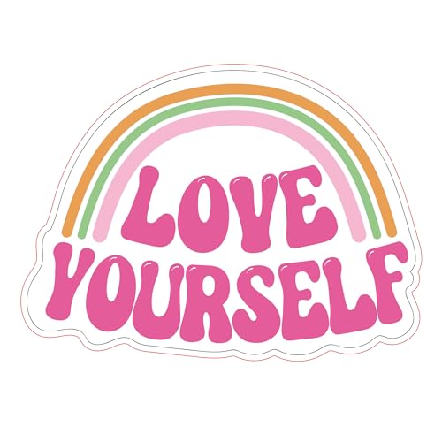 2 (Pieces) 3" and 5" Stickers n Decals Love Letter - Motivational Sticker Vinyl Decal Sticker, Water