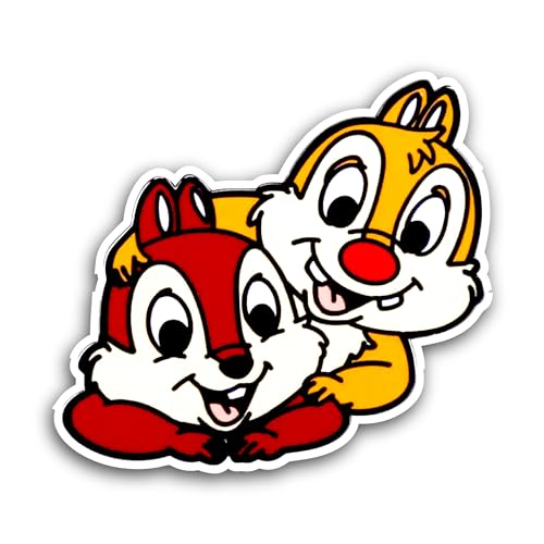 2 (Pieces) 3" and 5" Cute Chipmunks Sticker, Waterproof Vinyl Decals for Many Purpose Like Cars, Tru