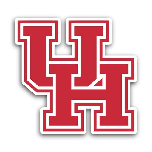 2 (Pieces) 3" and 5" University Decal Sticker, Waterproof Vinyl Decals for Many Purpose Like Cars, T