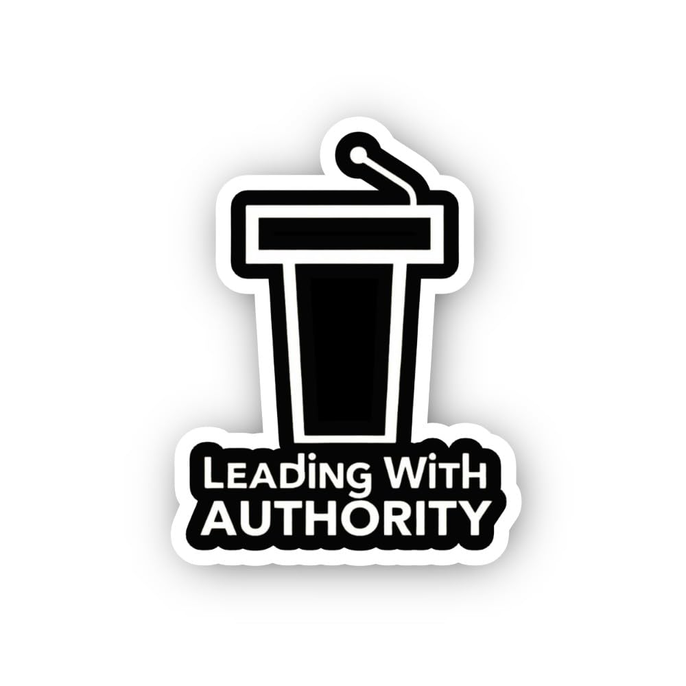 2 (Pieces) 3" and 5" Gentle Power Sticker, Waterproof Vinyl Decals for Many Purpose Like Cars, Truck