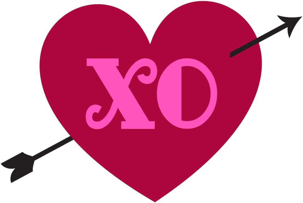 Inspirational Quote Xo Heart Arrow in Between Motivational Sticker Vinyl Decal Motivation Stickers- 5" Vinyl Sticker Waterproof