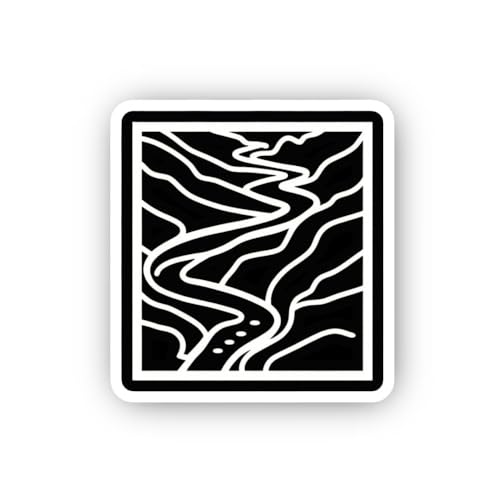 2 (Pieces) 3" and 5" Choose Happy Sticker, Waterproof Vinyl Decals for Many Purpose Like Cars, Truck