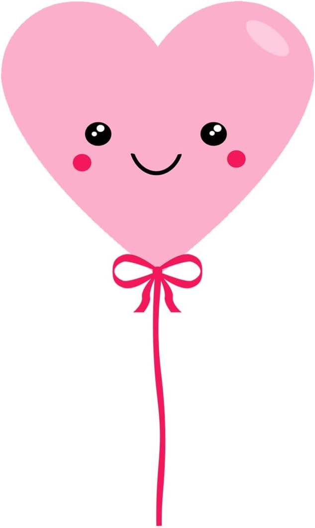 Inspirational Quote Cute Kawaii Heart Motivational Sticker Vinyl Decal Motivation Stickers- 5" Vinyl Sticker Waterproof