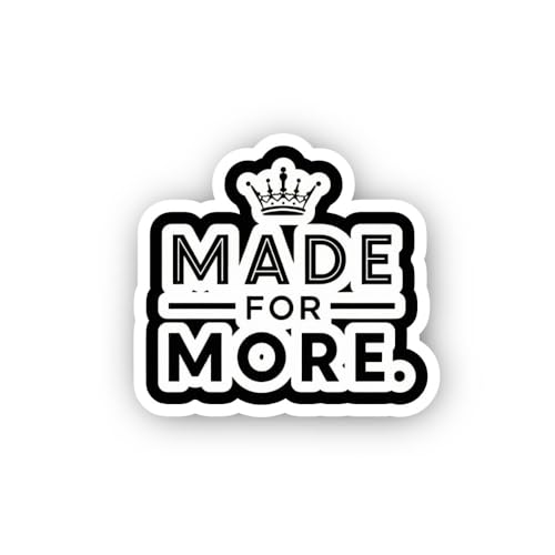 2 (Pieces) 3" and 5" Cute Black Goest Sticker, Waterproof Vinyl Decals for Many Purpose Like Cars, T