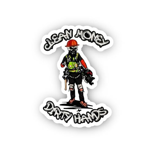 2 (Pieces) 3" and 5" Funny Back Off Handstand Sticker, Waterproof Vinyl Decals for Many Purpose Like
