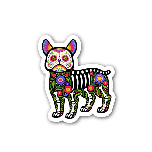 2 (Pieces) 3" and 5" Reindeer Sleigh Delivering Joy Sticker, Waterproof Vinyl Decals for Many Purpos